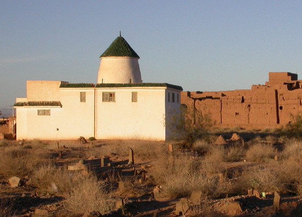 Marabout de Sidi l'Houari, Tinejdad, sud du Maroc.