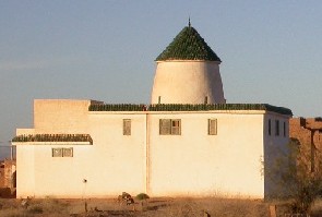 Morabito de Sidi Ahmed l’Houari en el oasis de Ferkla, Marruecos.