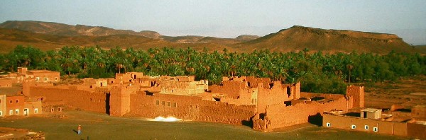 Ksar Taghia, cerca de Tinejdad, en el sur de Marruecos.