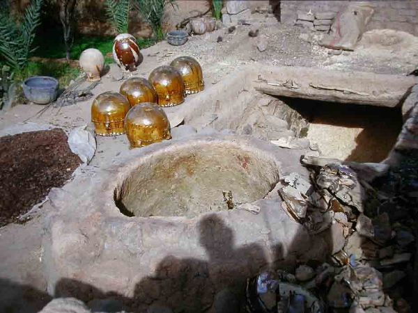 Poterie au Musée des Oasis