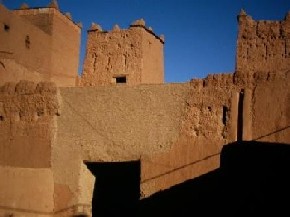 Gate of the Ksar El Khorbat Akedim in South Morocco restored by the AEDI.