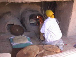 Cuisine à Ksar El Khorbat.