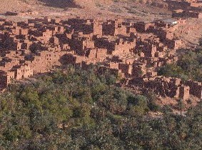 Ksar Igoudamène, al sur del Gran Atlas marroquí.