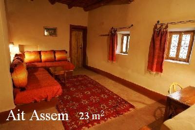 Ait Assem room into the Ksar El Khorbat, near Tinghir, 
Southern Morocco.