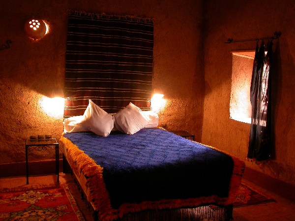 Room into Ksar El Khorbat, near Tinghir in Southern Morocco.