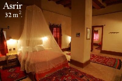 Habitación de hotel cerca de Tinerhir, sur de Marruecos.