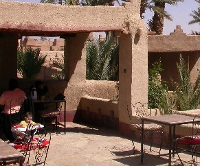 Espacio para niños en el restaurante de la casa rural El Khorbat.